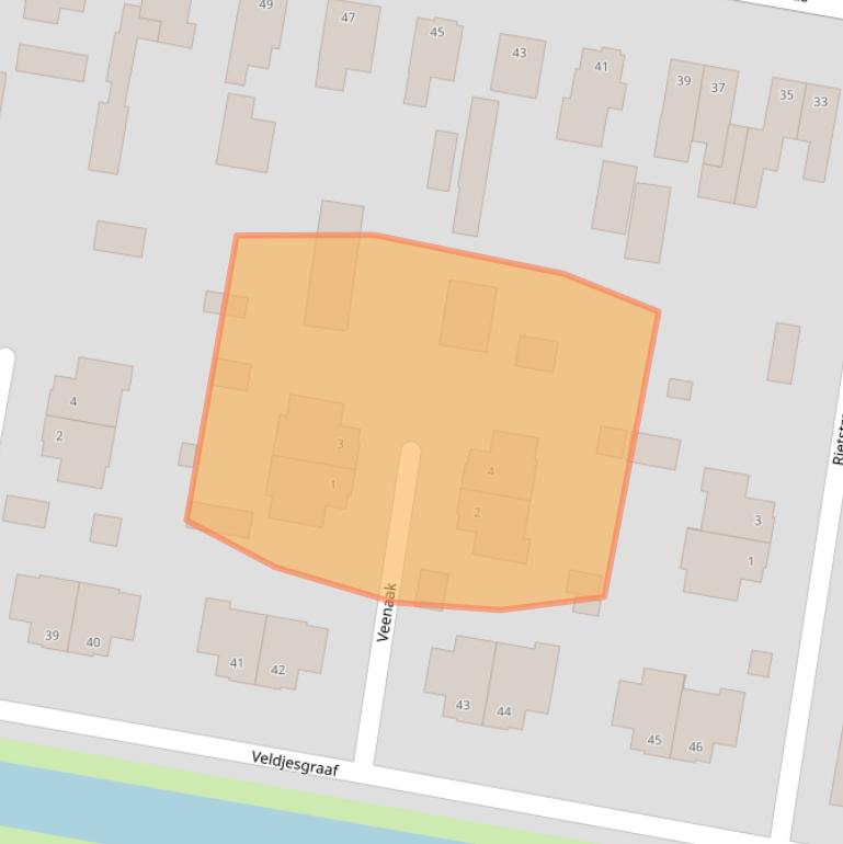 Kaart van postcodegebied 6744VK.