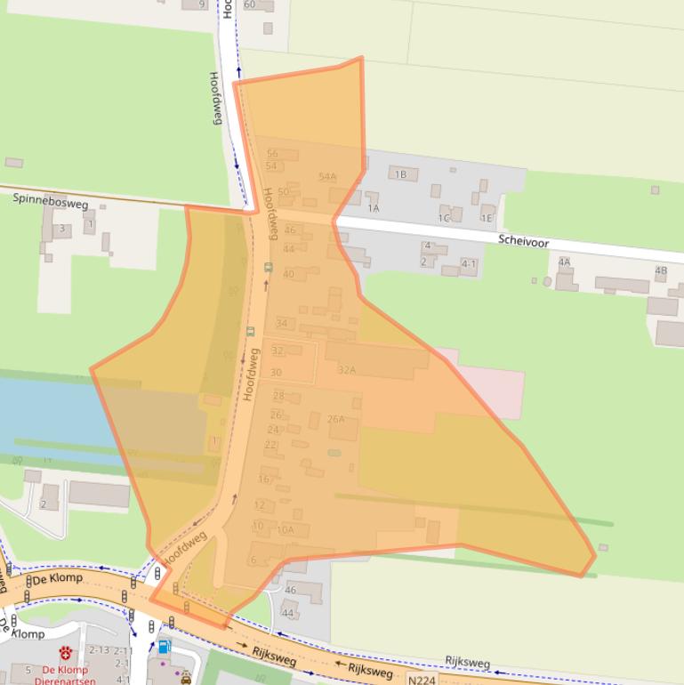 Kaart van postcodegebied 6744WL.