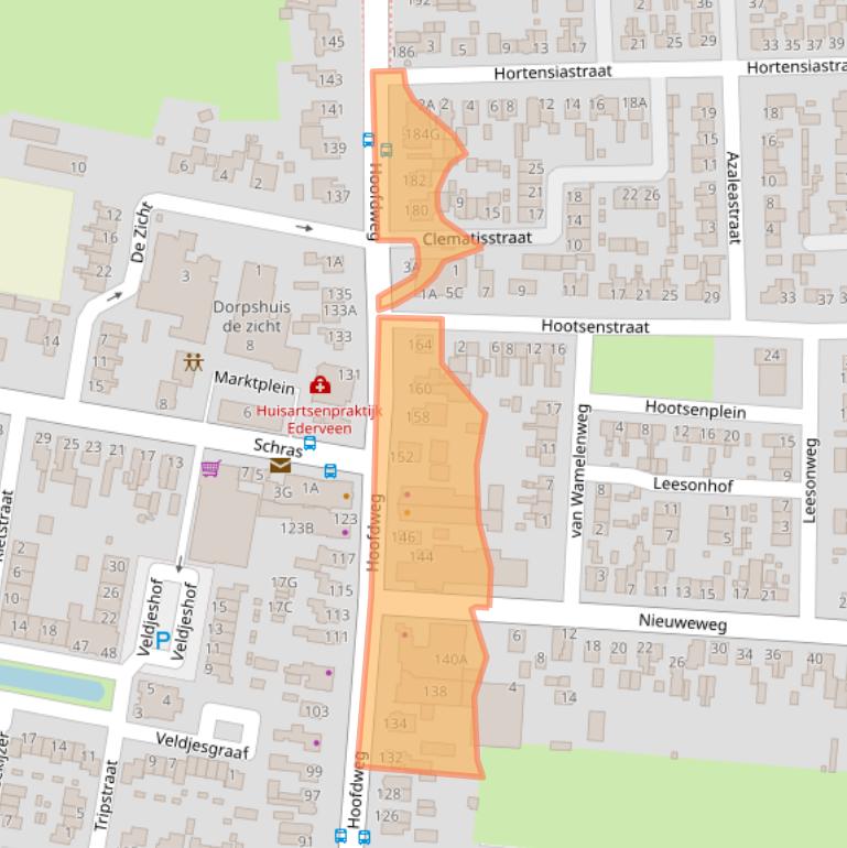 Kaart van postcodegebied 6744WP.