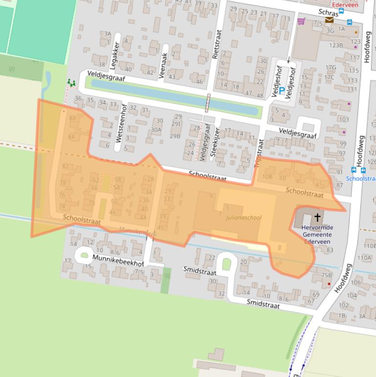 Kaart van postcodegebied 6744WS.