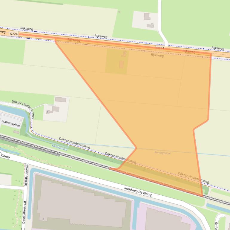 Kaart van postcodegebied 6745WE.