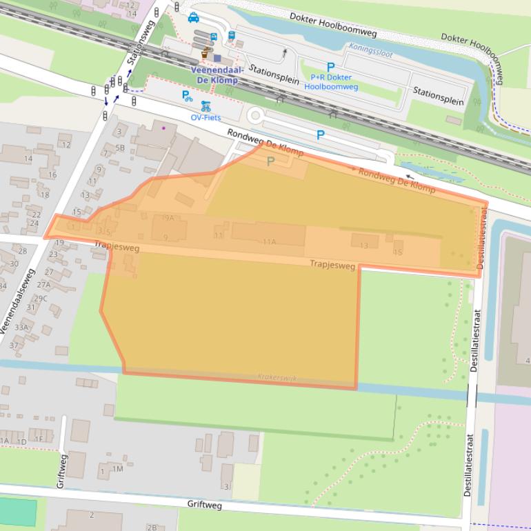 Kaart van postcodegebied 6745XE.