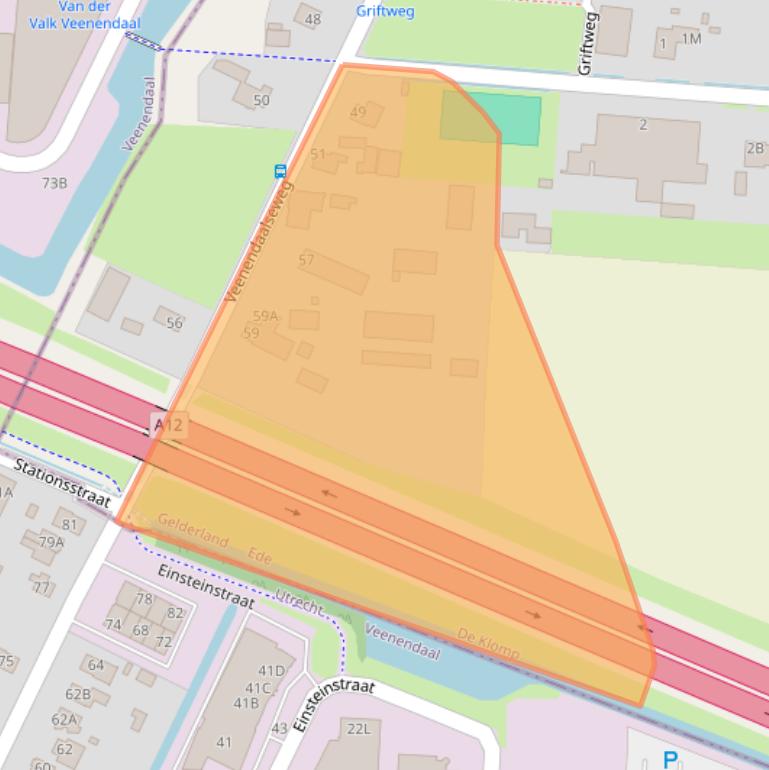 Kaart van postcodegebied 6745XK.