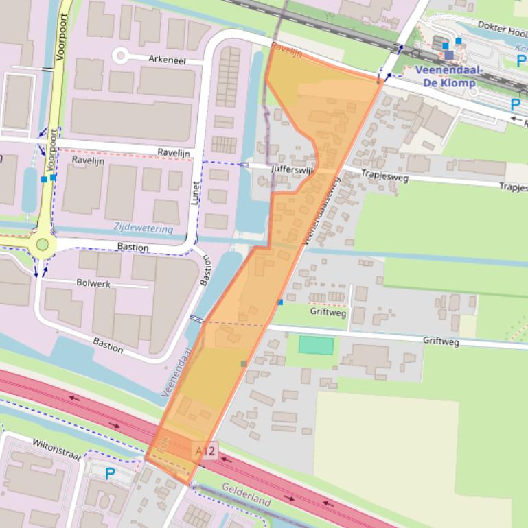 Kaart van postcodegebied 6745XL.