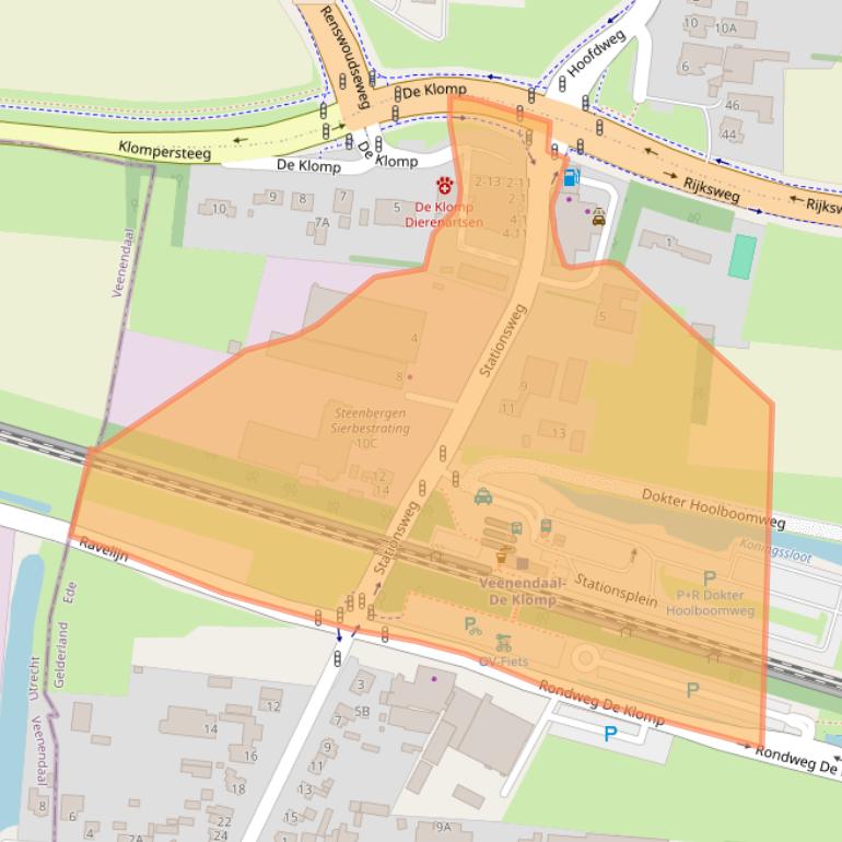 Kaart van postcodegebied 6745XM.