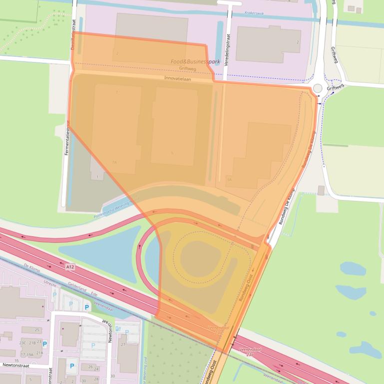 Kaart van postcodegebied 6745XW.