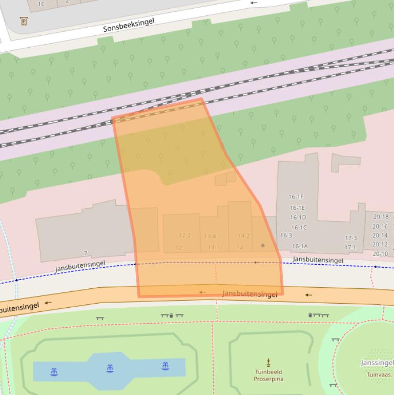 Kaart van postcodegebied 6811AB.