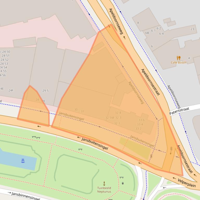 Kaart van postcodegebied 6811AE.