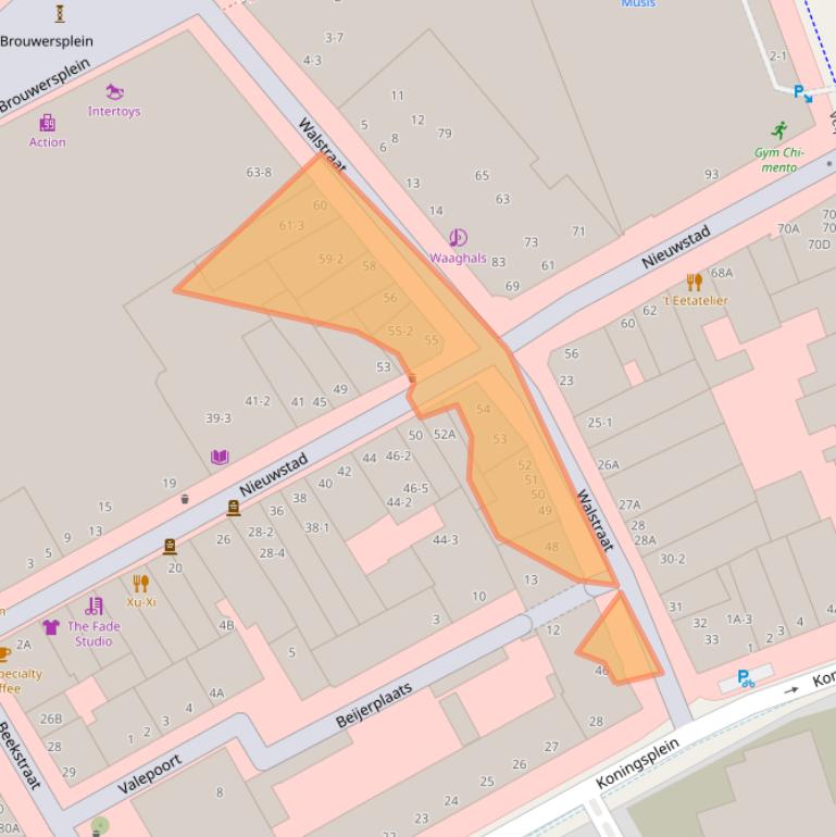 Kaart van postcodegebied 6811BD.