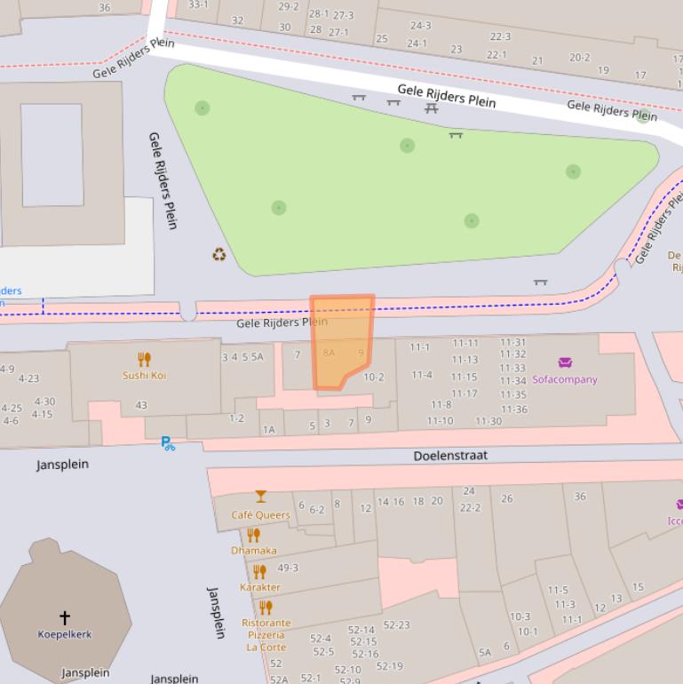 Kaart van postcodegebied 6811CM.