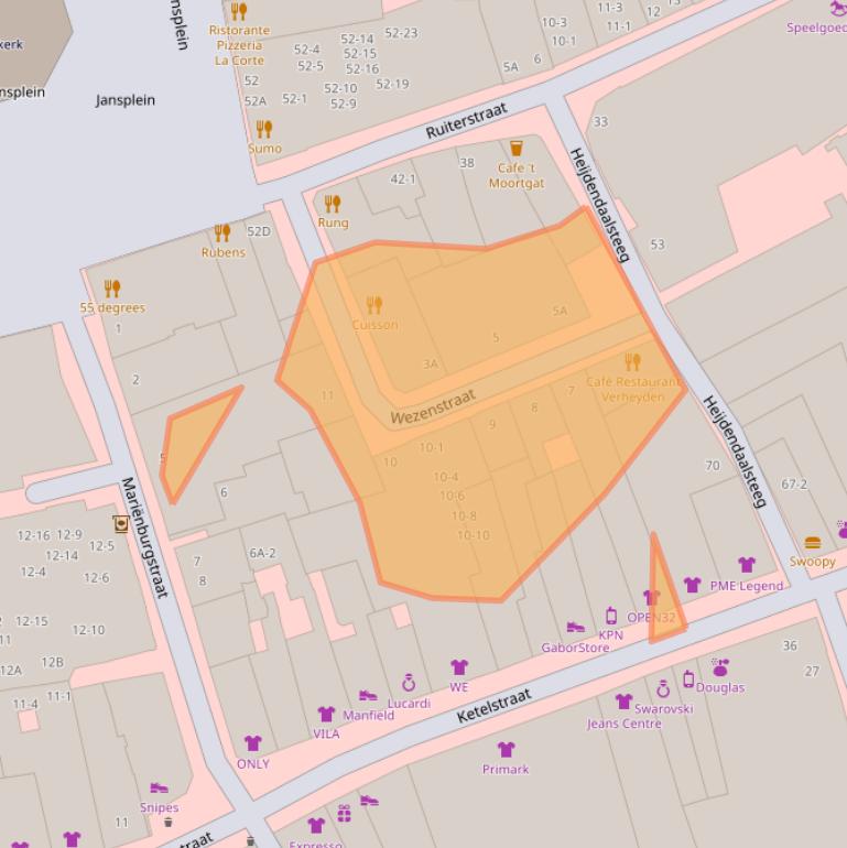 Kaart van postcodegebied 6811CR.