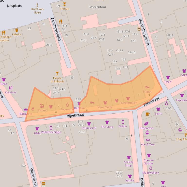 Kaart van postcodegebied 6811ES.
