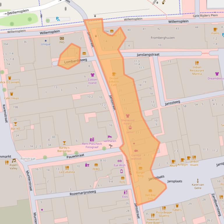 Kaart van postcodegebied 6811GH.