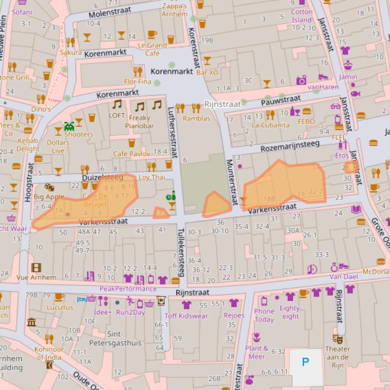 Kaart van postcodegebied 6811GM.