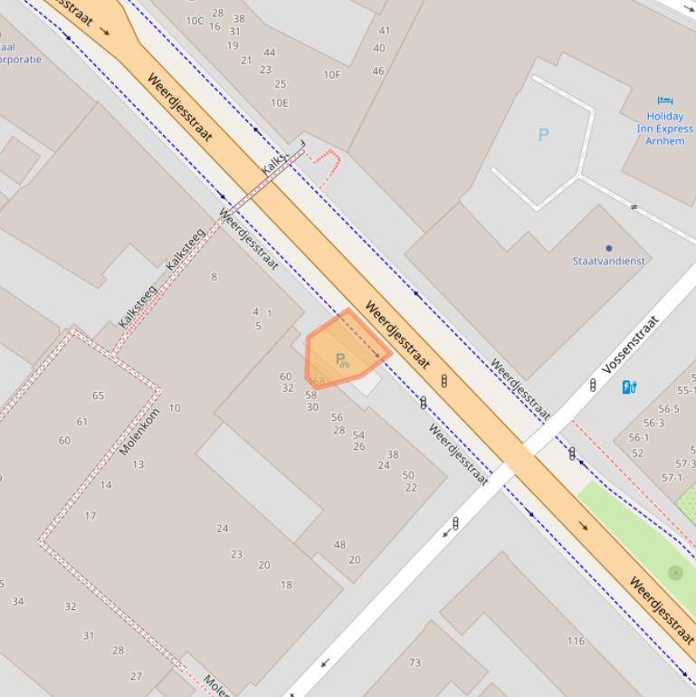 Kaart van postcodegebied 6811JH.