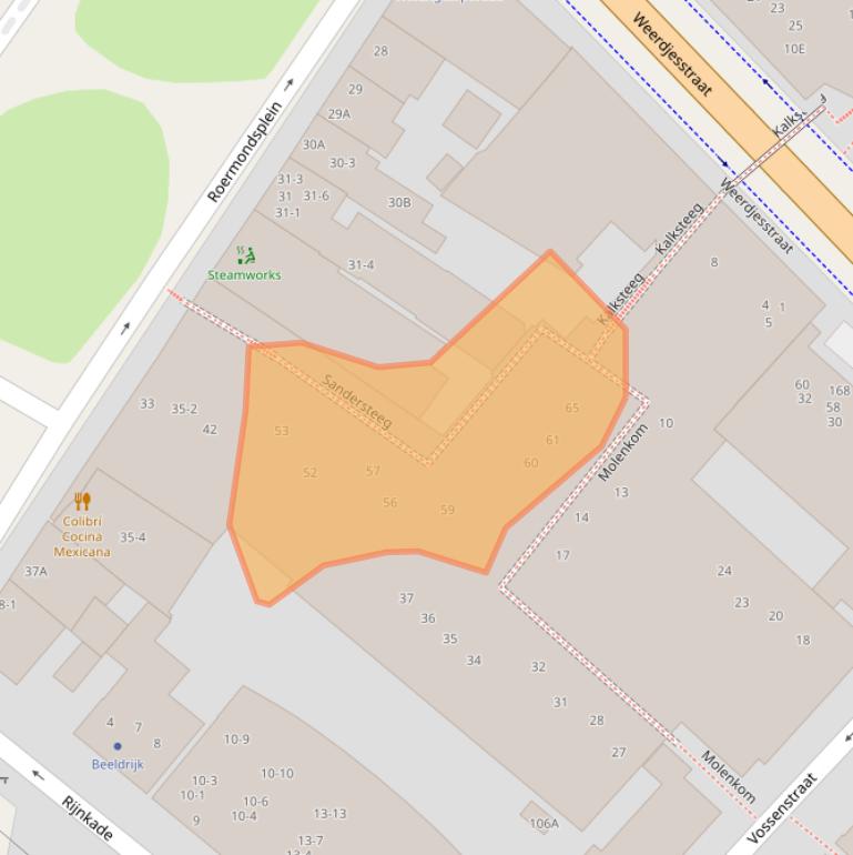 Kaart van postcodegebied 6811JS.