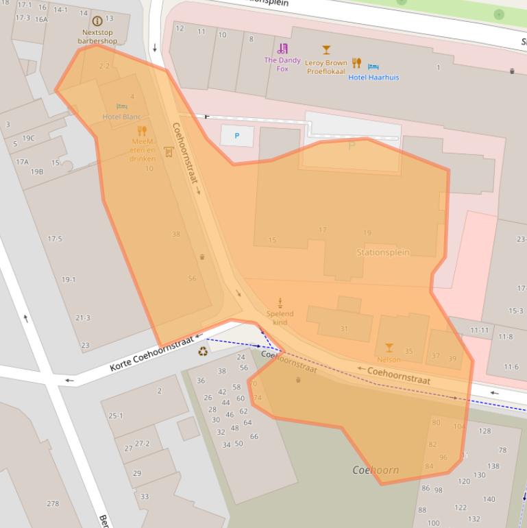 Kaart van postcodegebied 6811LA.