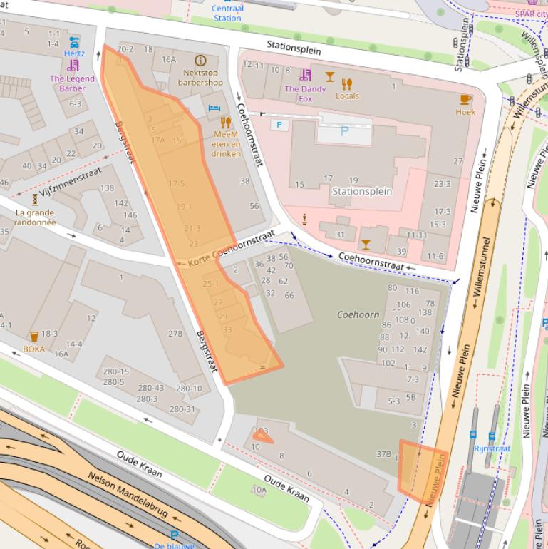 Kaart van postcodegebied 6811LC.