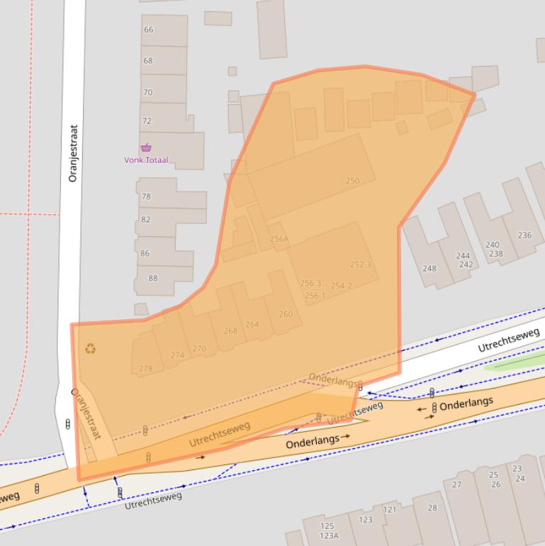 Kaart van postcodegebied 6812AP.