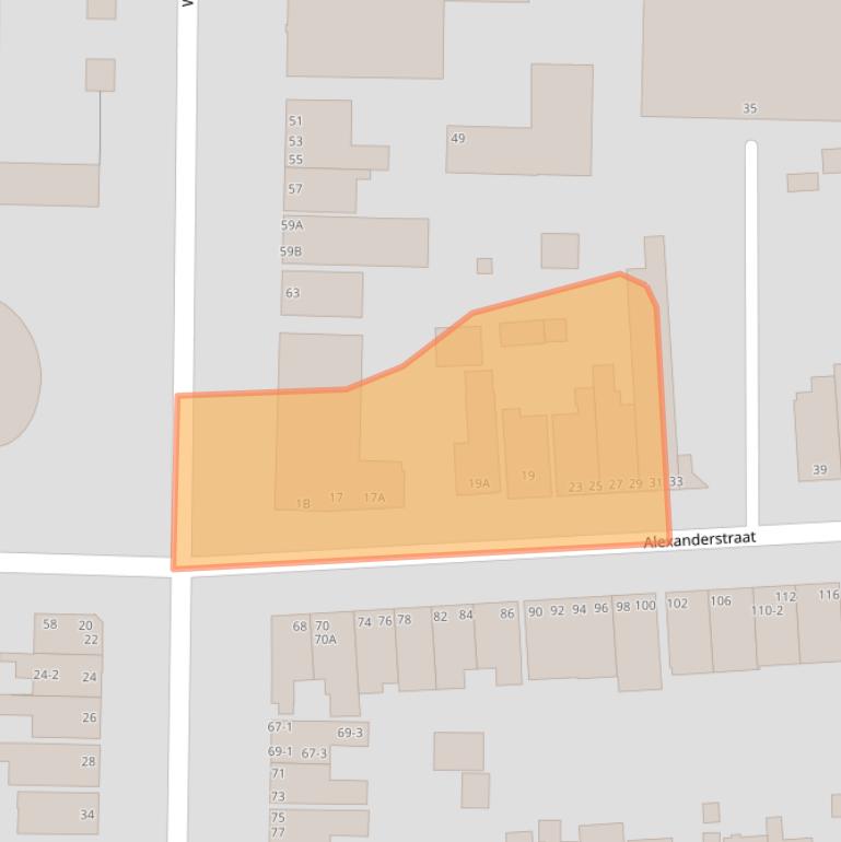 Kaart van postcodegebied 6812BB.