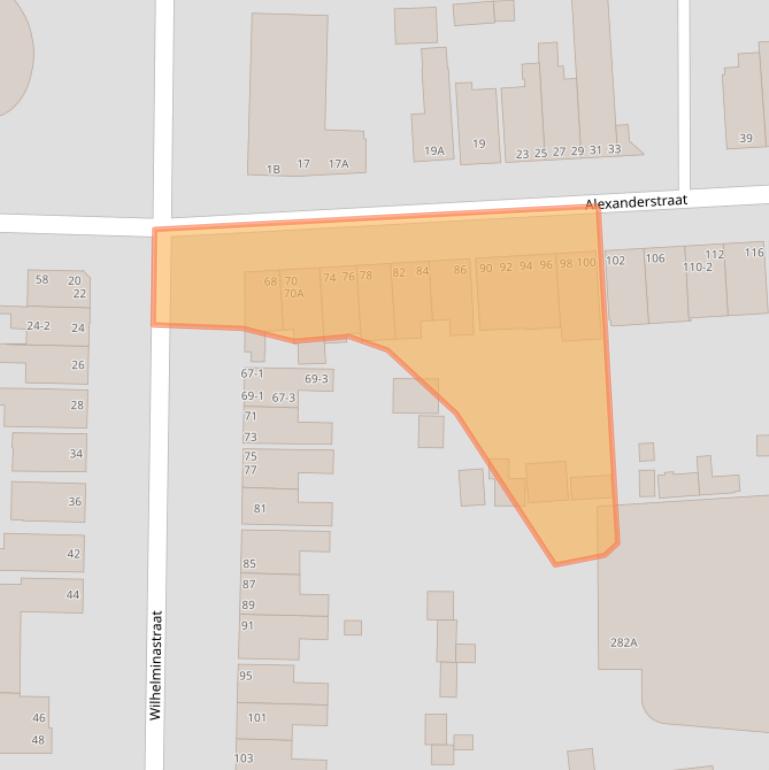 Kaart van postcodegebied 6812BH.