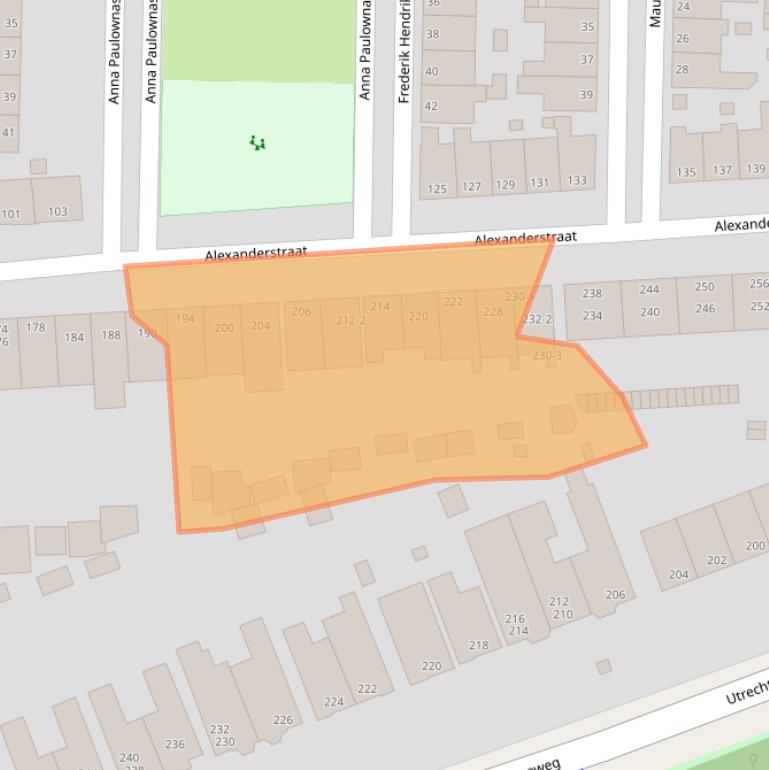 Kaart van postcodegebied 6812BL.