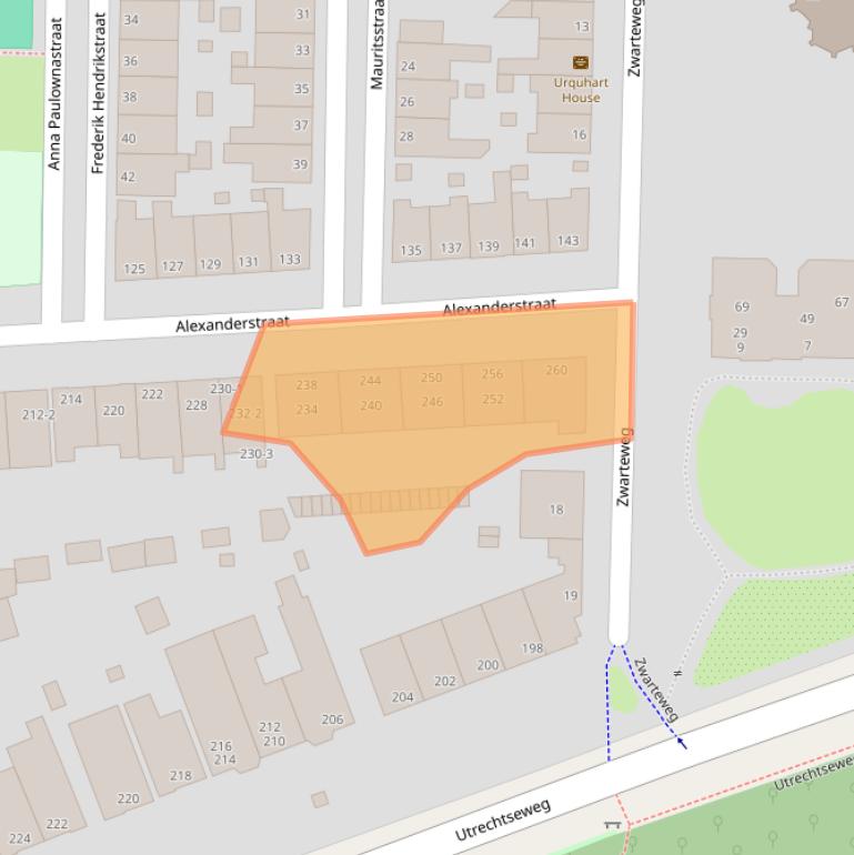 Kaart van postcodegebied 6812BM.