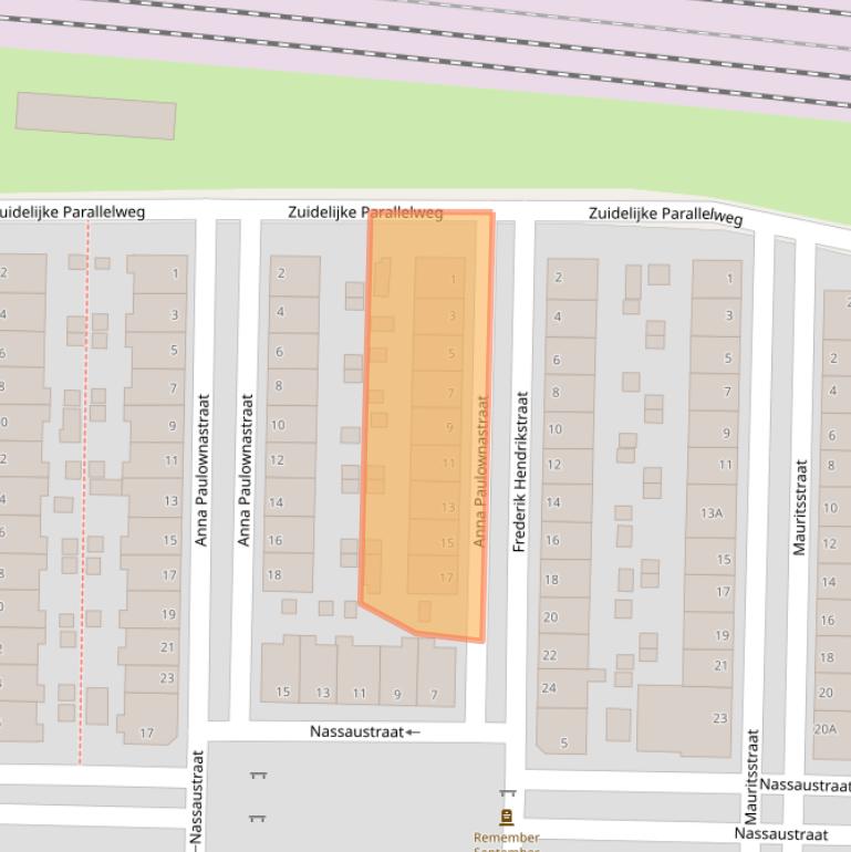 Kaart van postcodegebied 6812BT.