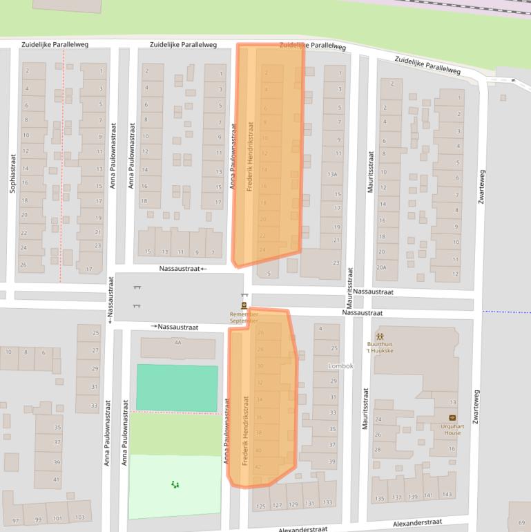 Kaart van postcodegebied 6812BV.