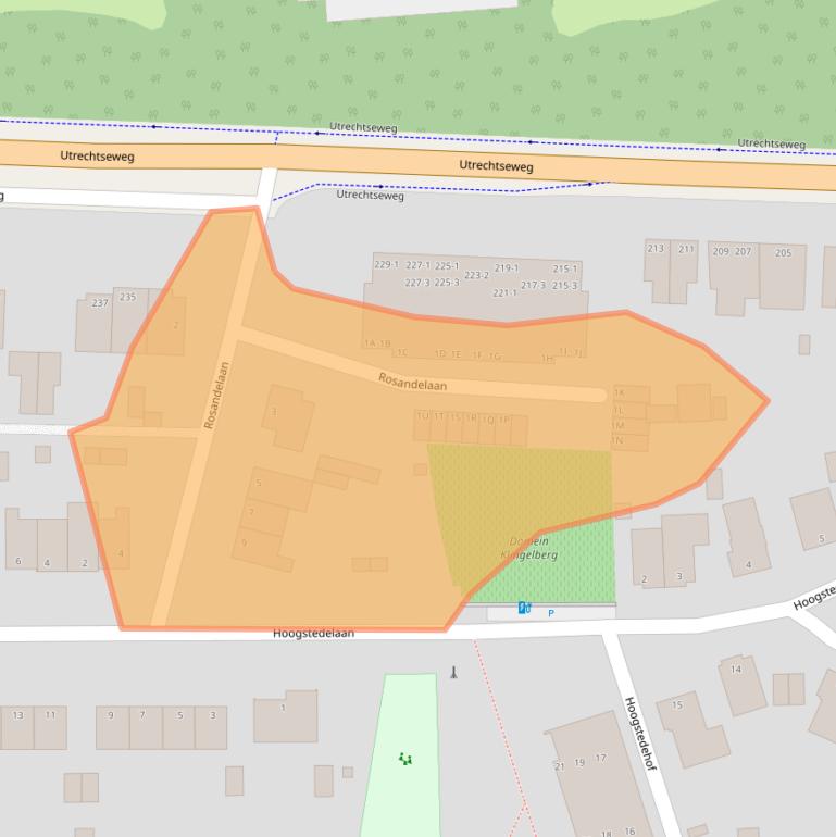 Kaart van postcodegebied 6812DK.