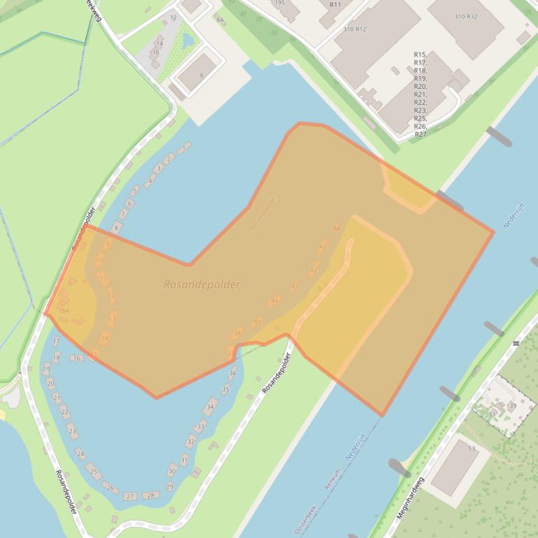 Kaart van postcodegebied 6812DS.