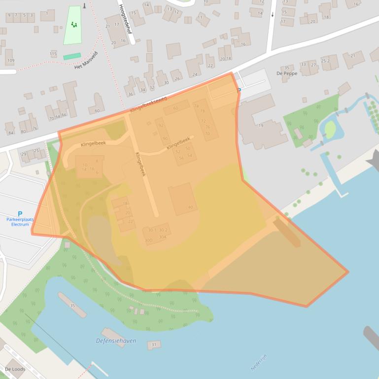 Kaart van postcodegebied 6812EA.