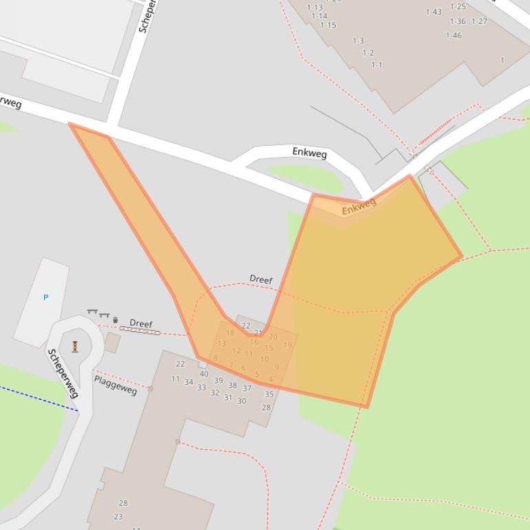 Kaart van postcodegebied 6813AS.