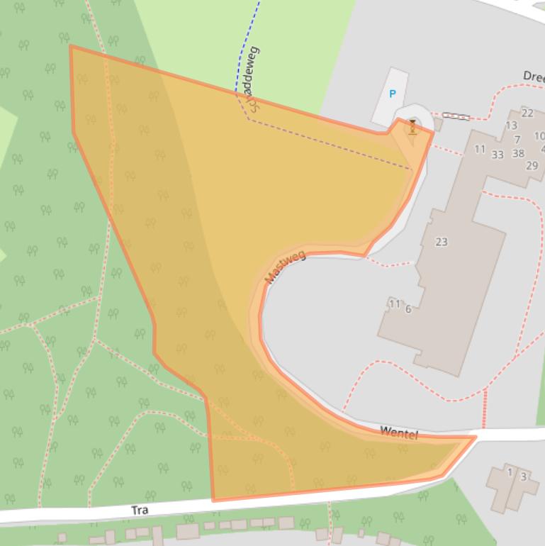 Kaart van postcodegebied 6813BC.