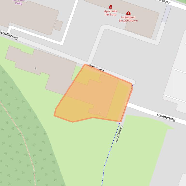 Kaart van postcodegebied 6813BH.