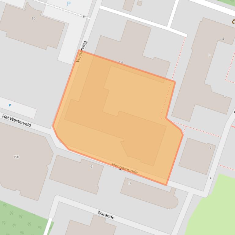 Kaart van postcodegebied 6813CB.