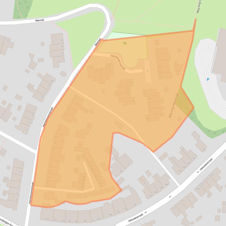Kaart van postcodegebied 6813EJ.