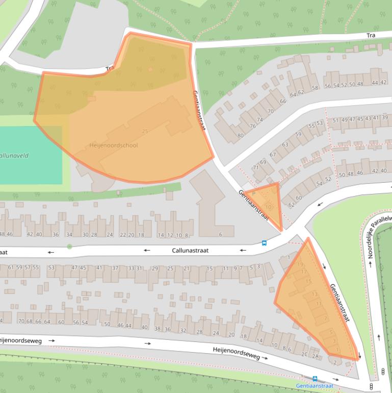 Kaart van postcodegebied 6813ES.