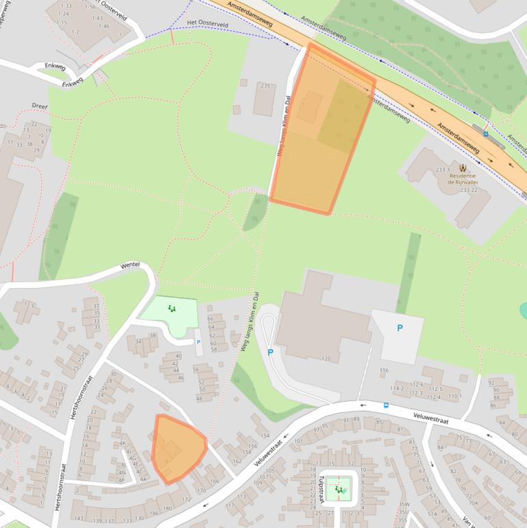 Kaart van postcodegebied 6813GH.