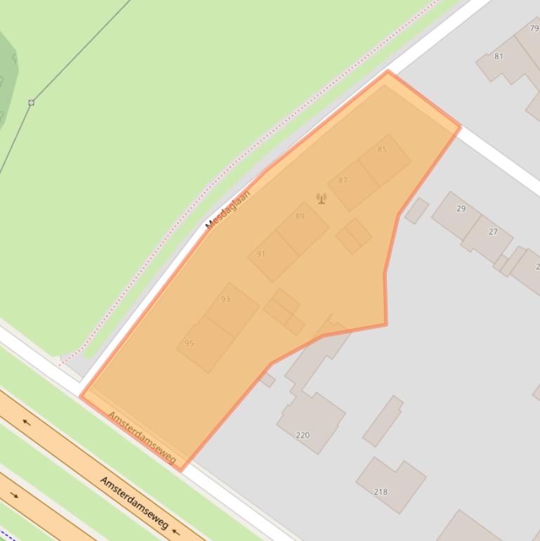 Kaart van postcodegebied 6813GN.