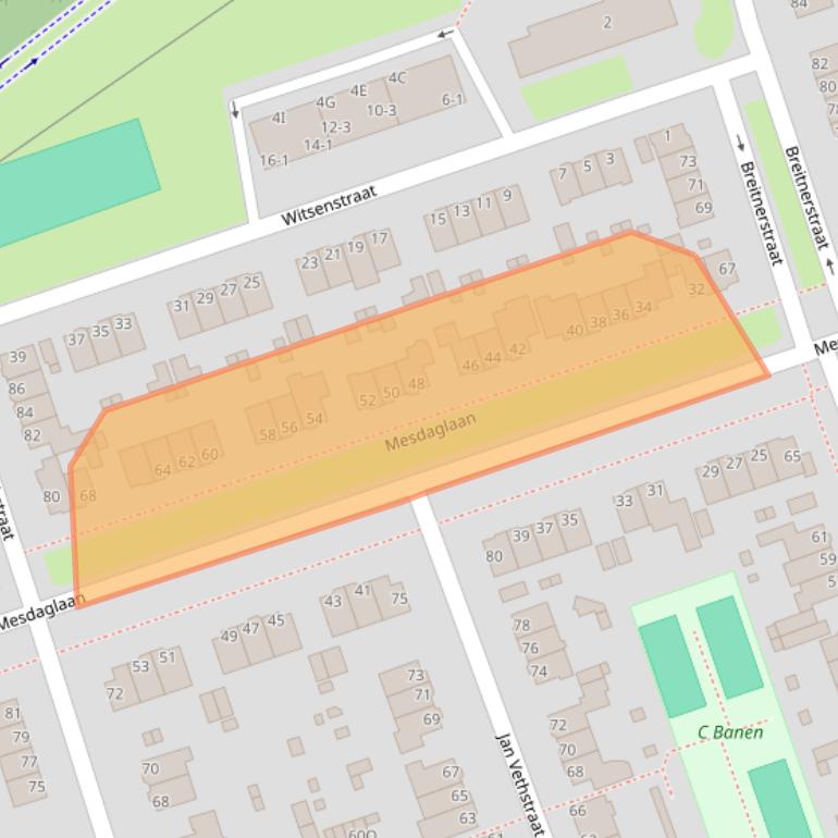 Kaart van postcodegebied 6813GR.