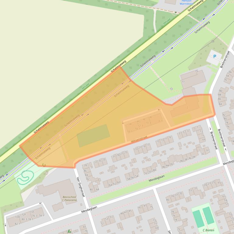 Kaart van postcodegebied 6813GV.