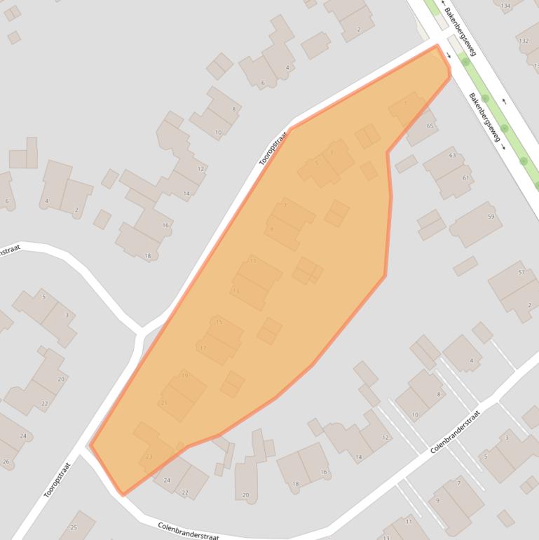 Kaart van postcodegebied 6813KR.