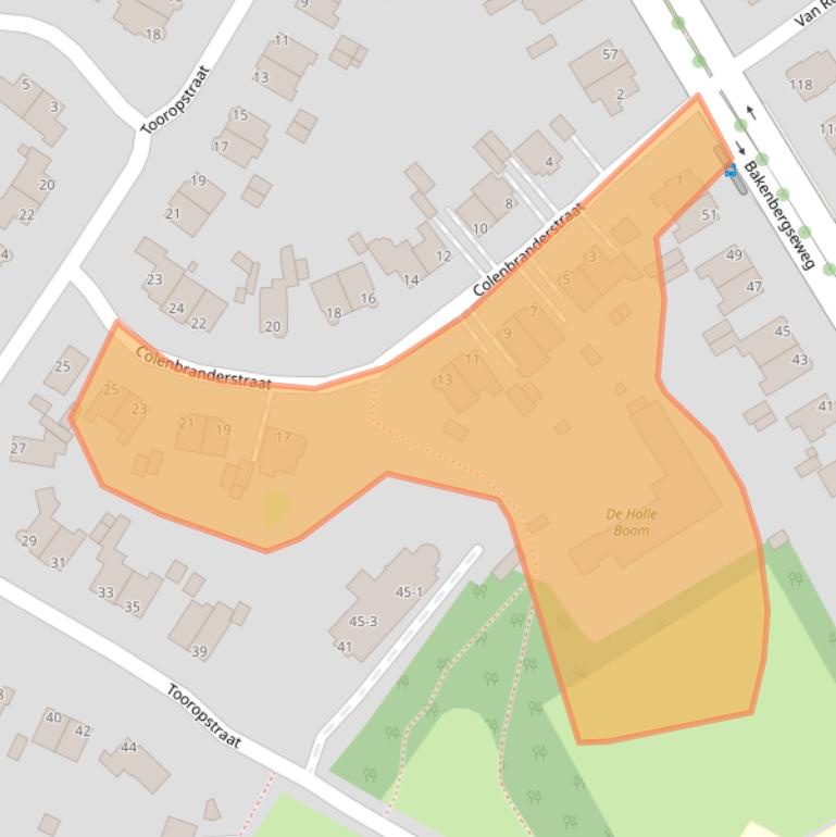 Kaart van postcodegebied 6813KV.