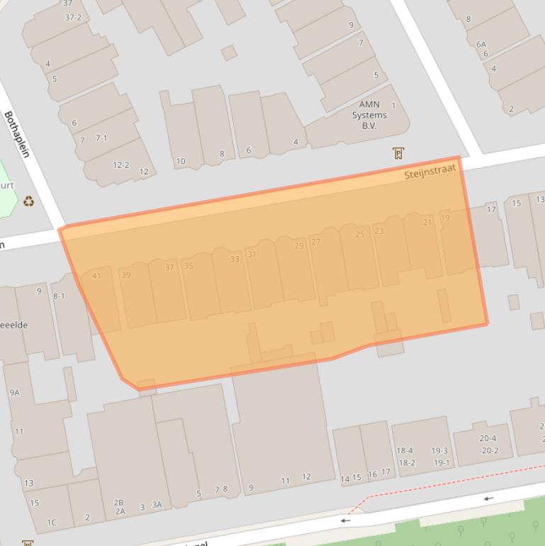 Kaart van postcodegebied 6814AL.