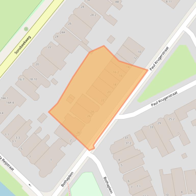 Kaart van postcodegebied 6814AT.