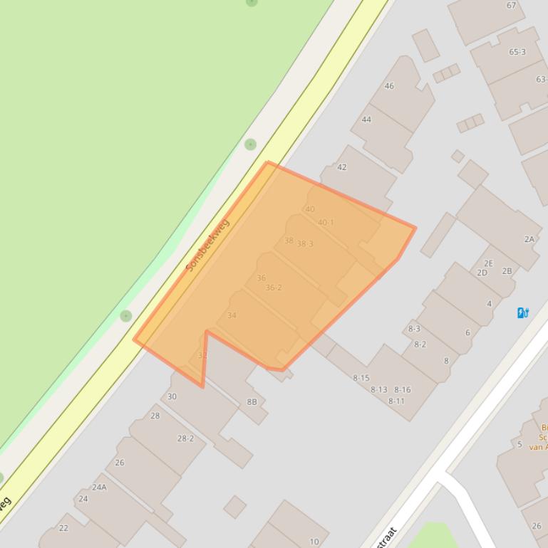 Kaart van postcodegebied 6814BD.