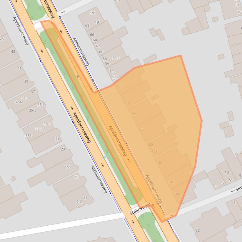 Kaart van postcodegebied 6814BL.