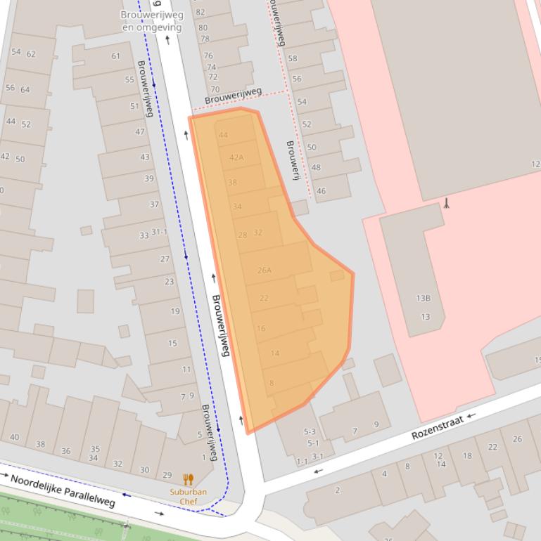 Kaart van postcodegebied 6814EL.