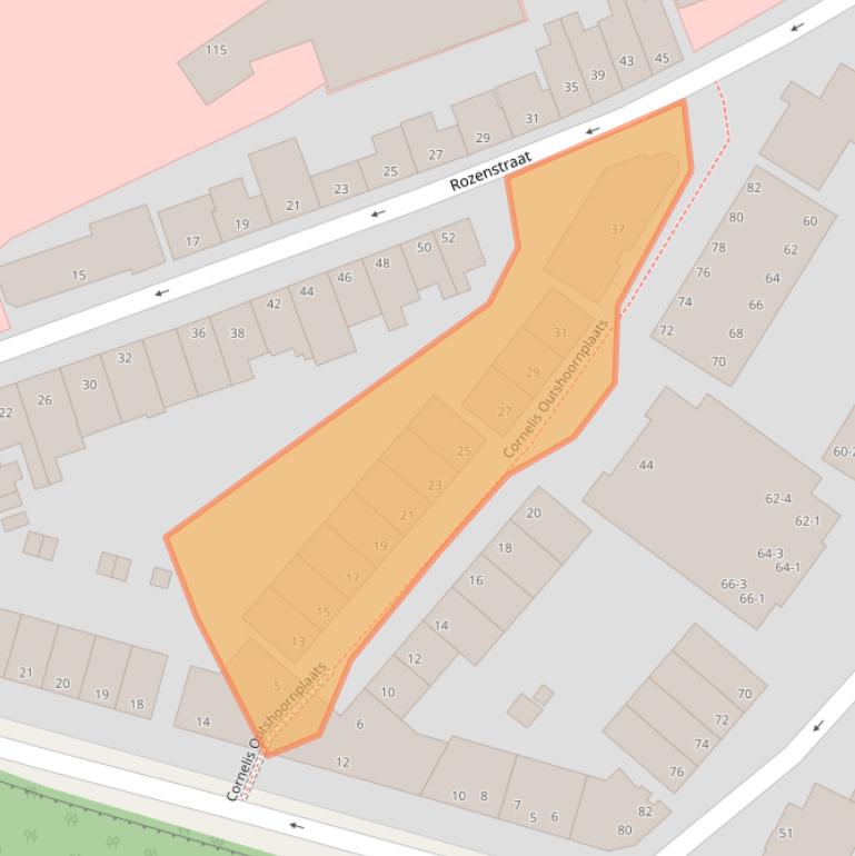 Kaart van postcodegebied 6814ER.